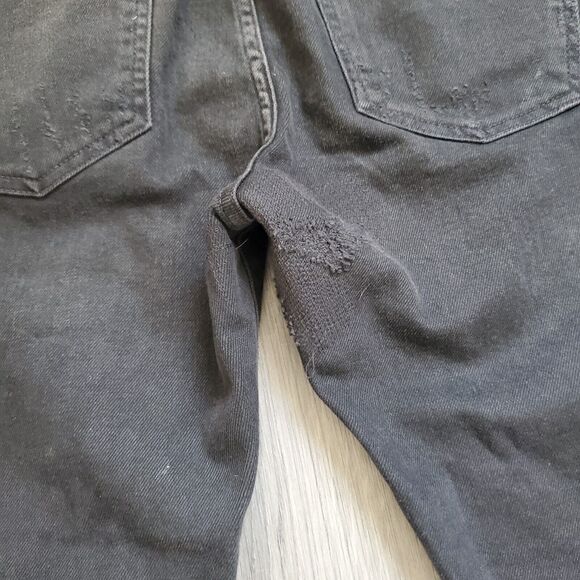 Agolde x Ferg Jeans Mens 32 Black Skinny Leg Distressed - Picture 11 of 13